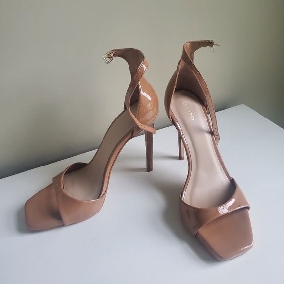 Aldo Livia Heel- Cognac 8.5 - Picture 7 of 8
